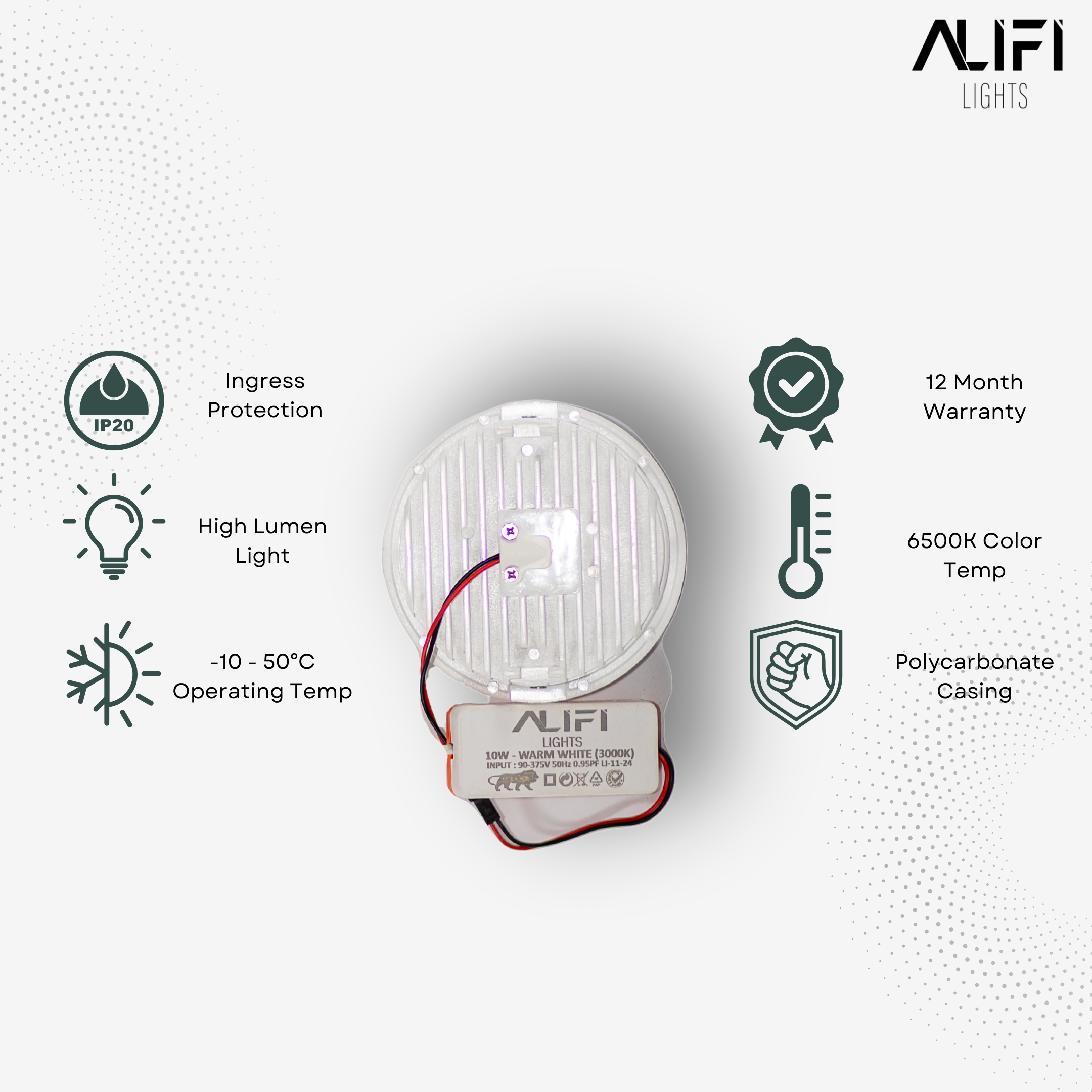 Round Down Light 10W - 4 inch thumbnail 3