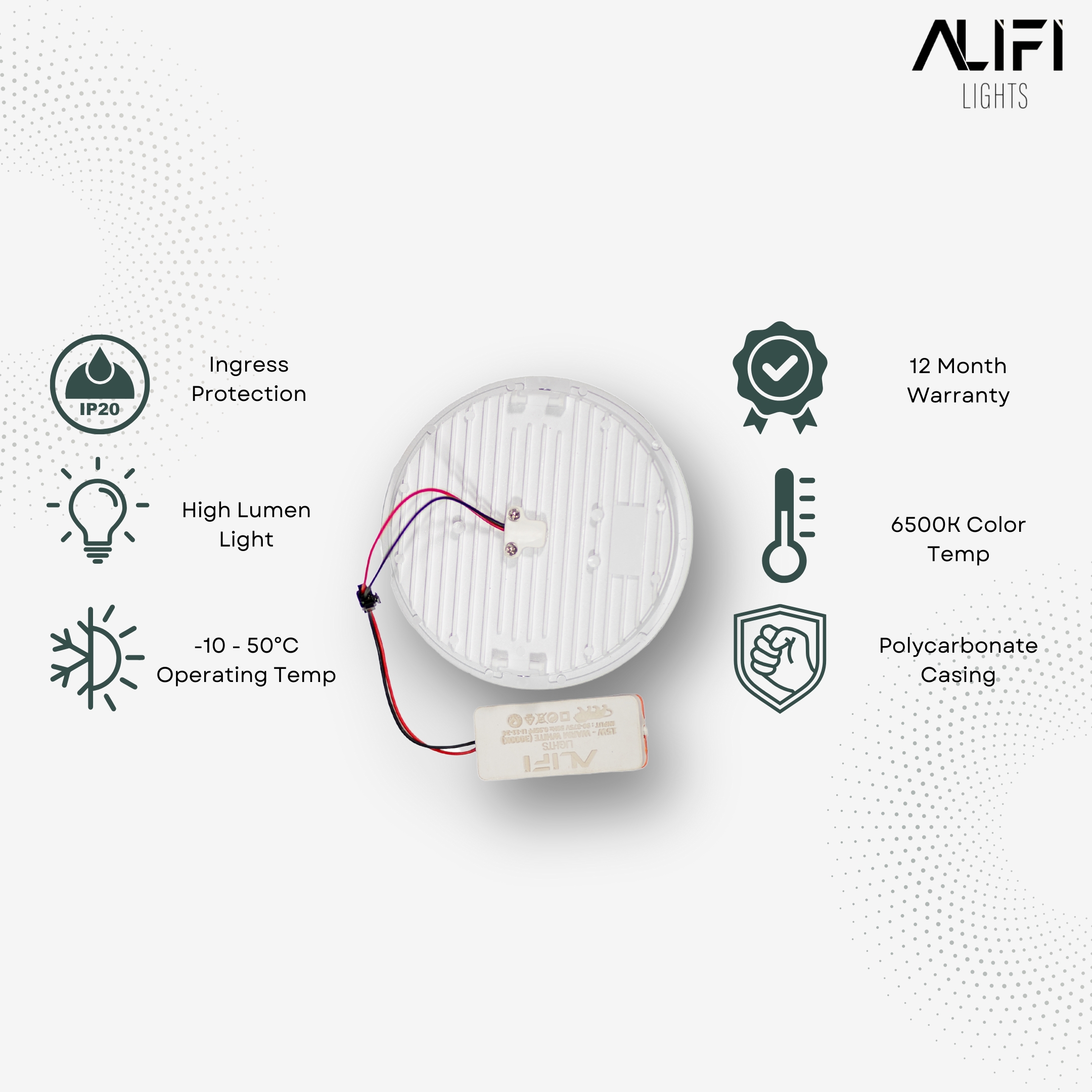 Round Panel Light 15W - 5 inch thumbnail 3