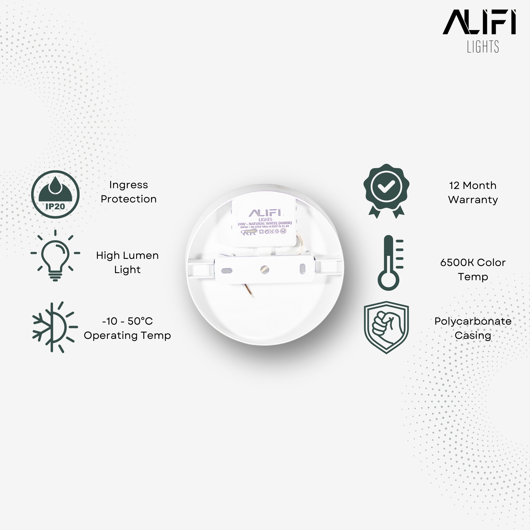 Zero Border Round Light 10W - 4 inch thumbnail 2